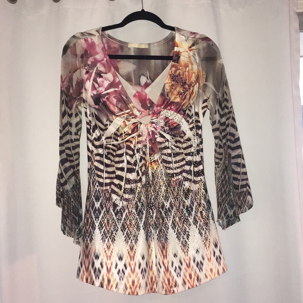 A beautiful, blinged blouse!